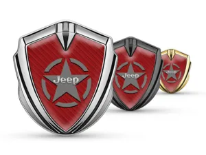 Jeep Silicone Emblema Badge Stile Limitato Look Elegante
